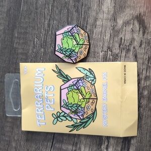 Frog Terrarium‎ Enamel Pin mystery New pets Kawaii cute cottagecore